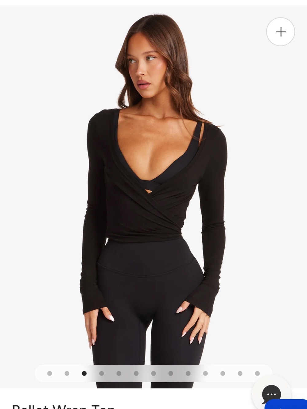CSB Wrap Long-Sleeve Top